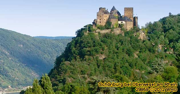 Schnburg bei Oberwesel am Rhein
